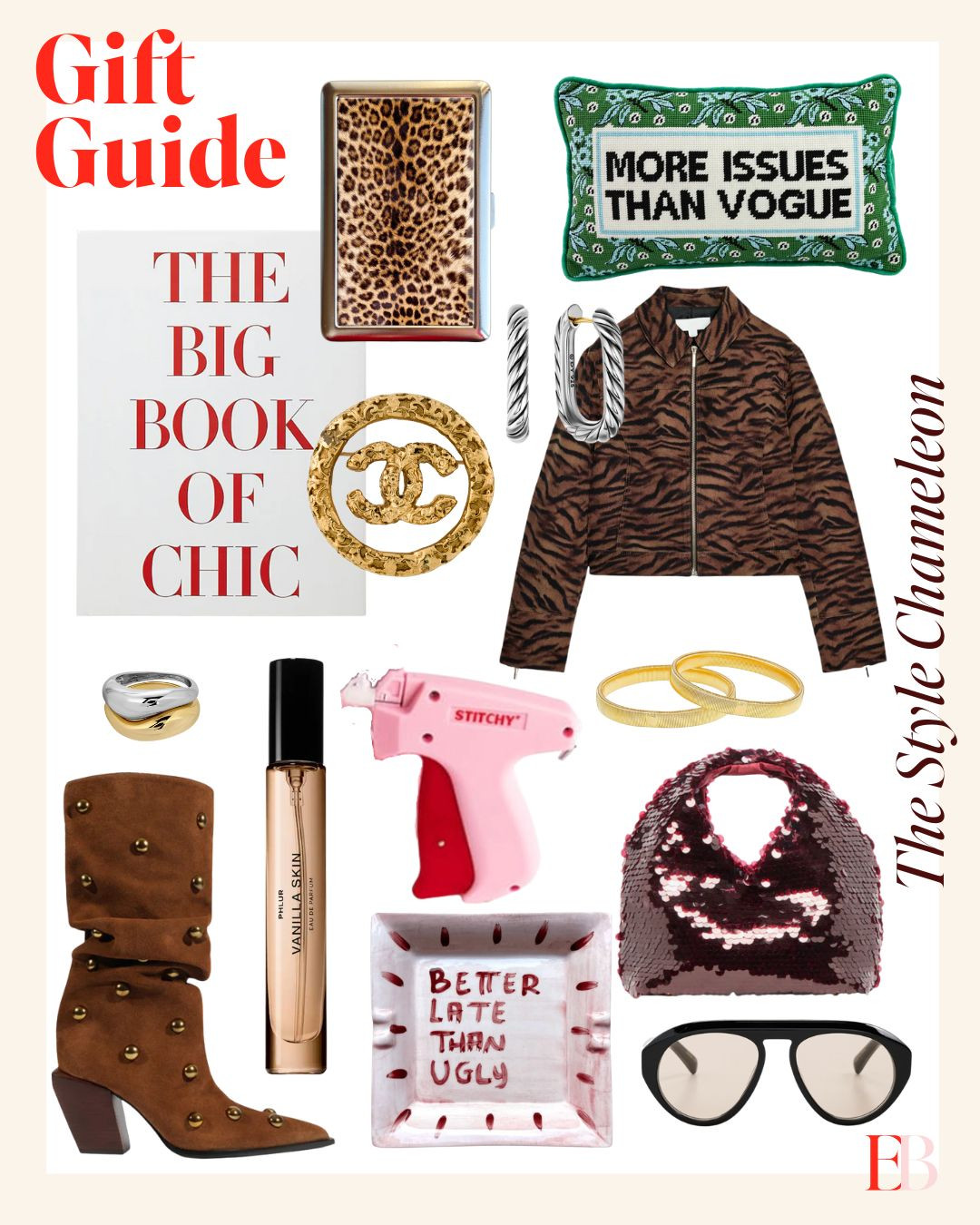 The Style Chamleon gift guide. Sadly the pillow is sold out but I linked a similar one.  

 #LTKGiftGuide #LTKHoliday