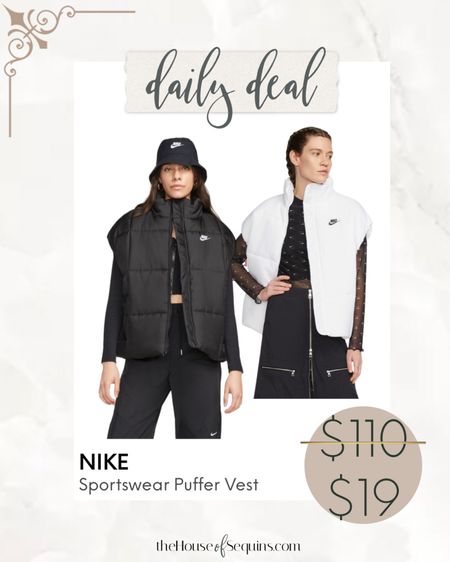 Shop deals on Nike puffer vest! 