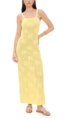 Beach Riot Women's Conrad Dress, Butter Blossom, Floral, Yellow, L | Amazon (US)