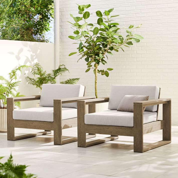 Portside Outdoor Lounge Chair | West Elm (US)