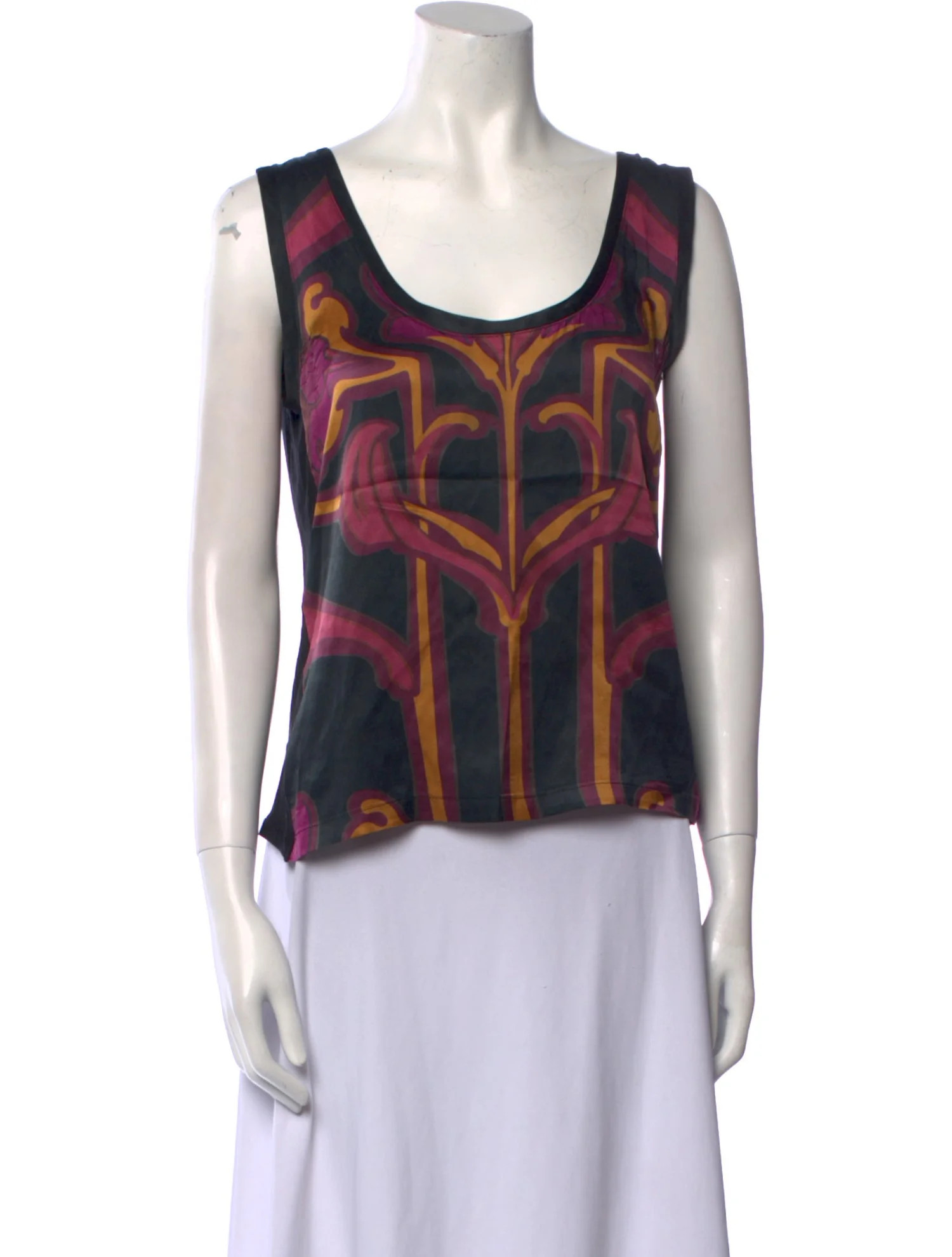 Silk Printed Top | The RealReal