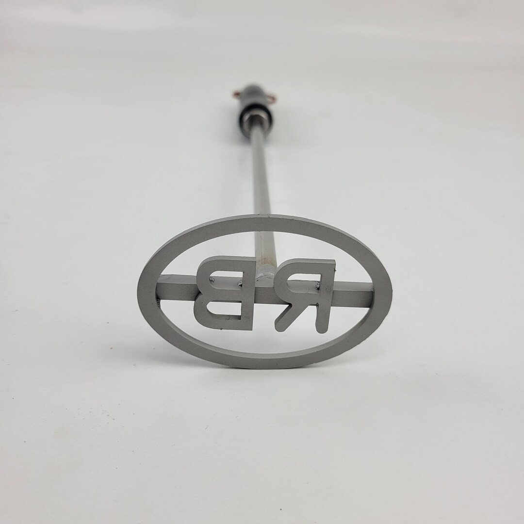 Two Letter Oval Branding Iron Personalized Branding Stick for Steak, Buns, Wood & Leather Custom ... | Etsy (US)