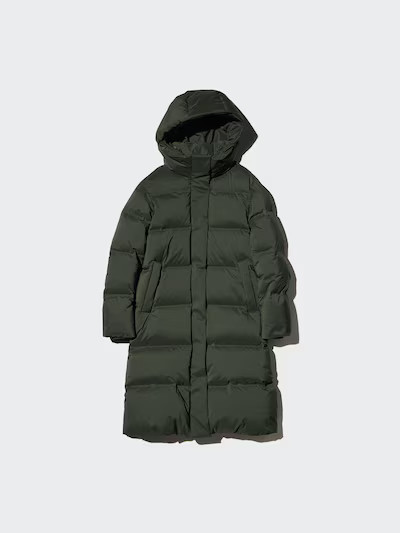 Seamless Down Long CoatBestsellerColour: 38 DARK BROWNSize: Women SXXSXSSMLXLXXLSizingGet help wi... | UNIQLO (UK)