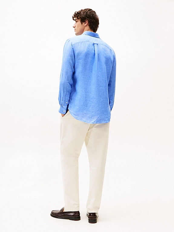 Regular Fit Pure Linen Shirt | Tommy Hilfiger UK