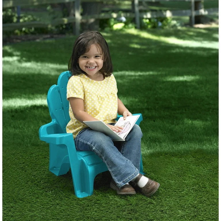 Play Day Adirondack Chair for Toddlers, Turquoise | Walmart (US)
