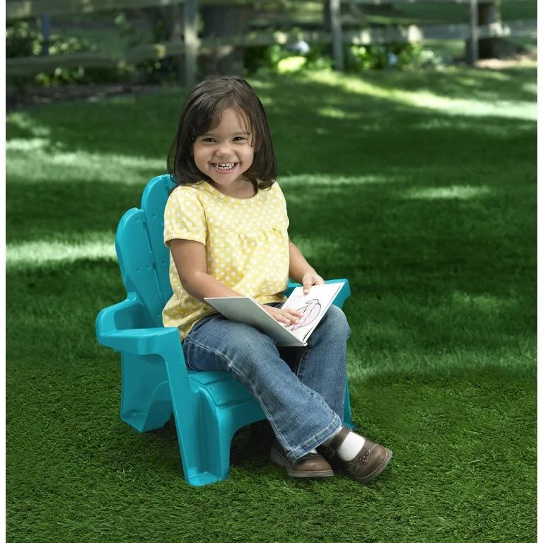 Childrens Adirondack Chair Turquoise - Walmart.com | Walmart (US)
