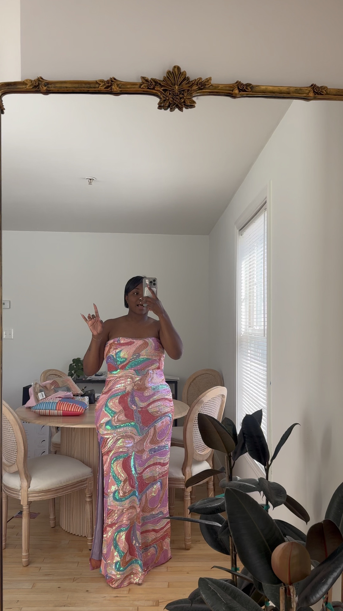 Did I just find the most stunning wedding guest dress?? This is incredible! I got it in the mail today, tried it on and was like hold up! Let me share this with my girls before this sells out. @Lulus #weddingguestdress #summerdresses