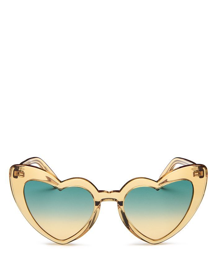 Women's Heart Shape Sunglasses, 54mm | Bloomingdale's (US)