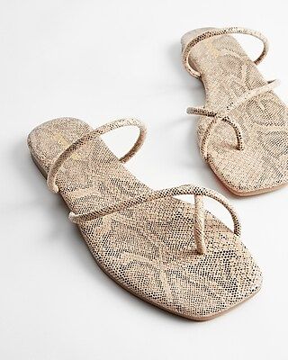 Strappy Slide Sandals | Express