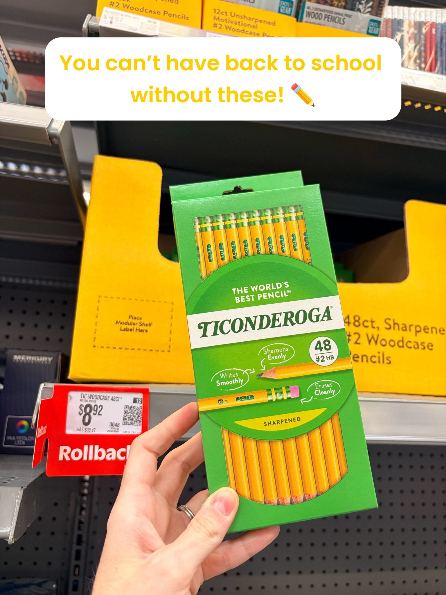 We can never have enough of these for back to school! They’re on sale now just in time for school supply shopping! ✏️

#backtoschool #schoolsupplies #walmartschoolsupplies

#LTKmomlife #LTKKids #LTKSaleAlert