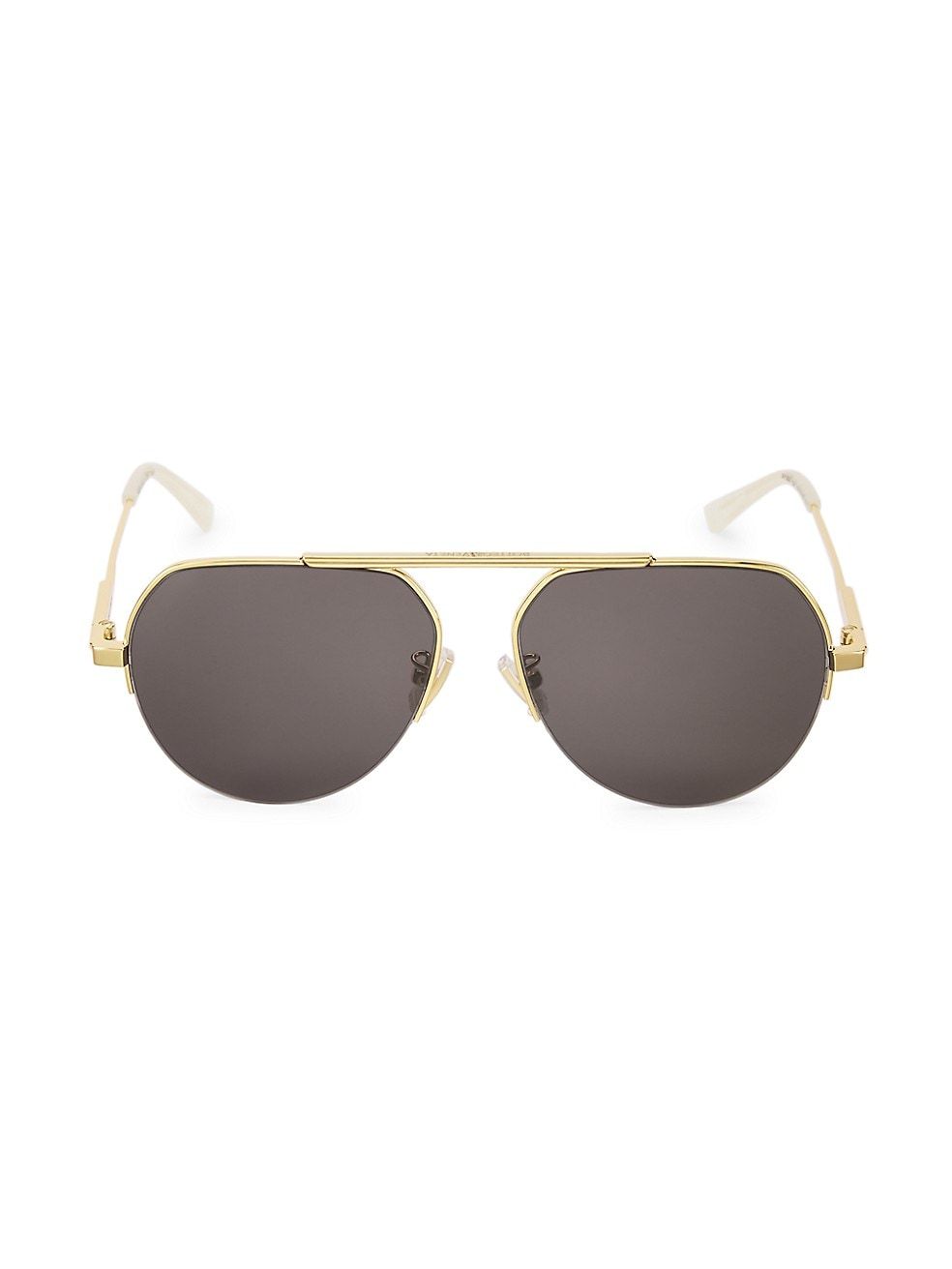 Bottega Veneta Minimalist 58MM Pilot Sunglasses | Saks Fifth Avenue