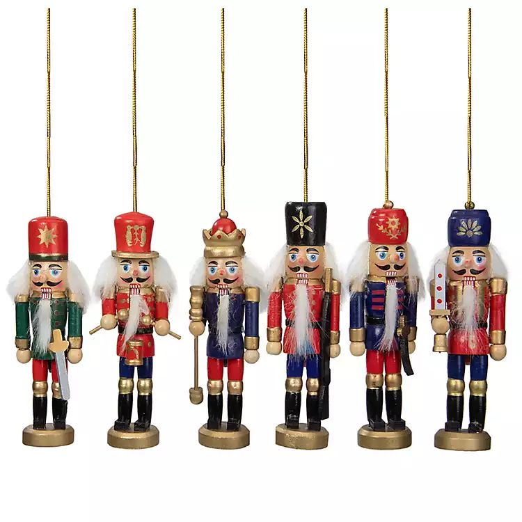 New! Nostalgic Nutcracker Ornaments, Set of 6 | Kirkland's Home