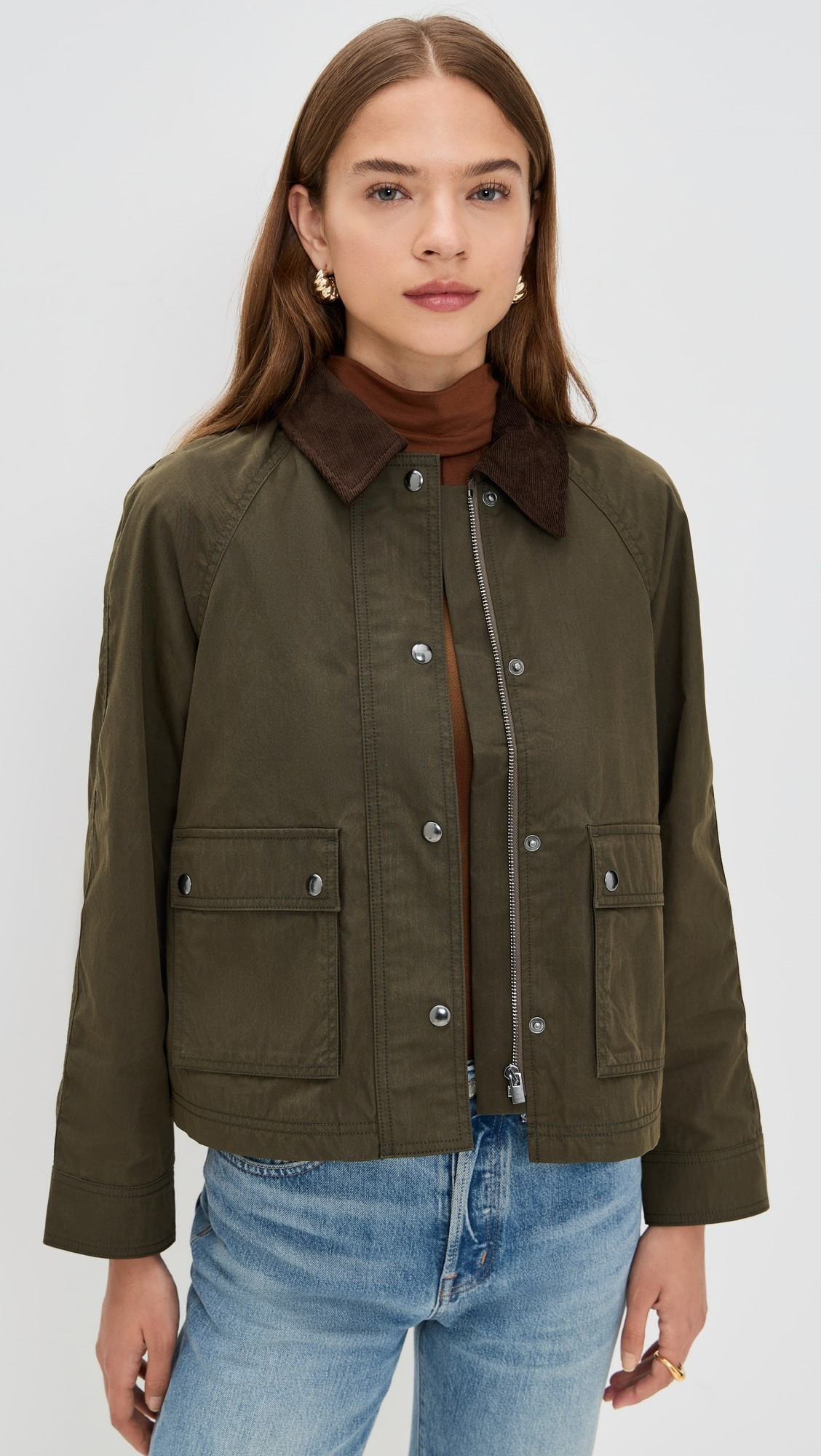 Waxed Zip-Front Barn Jacket | Shopbop