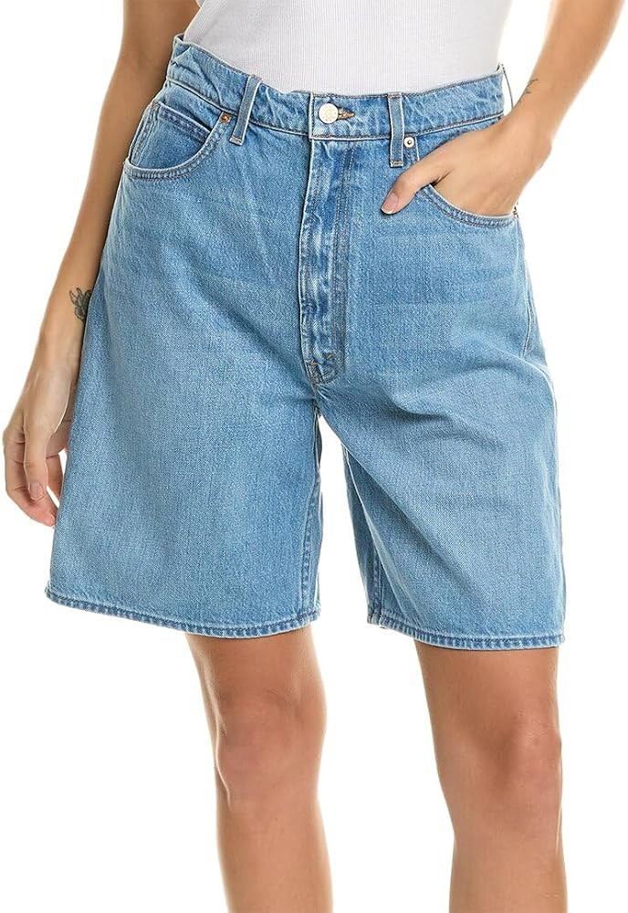 MOTHER Denim Snacks! High-Waist Push-Pop Nothing Else Like It Short | Amazon (US)