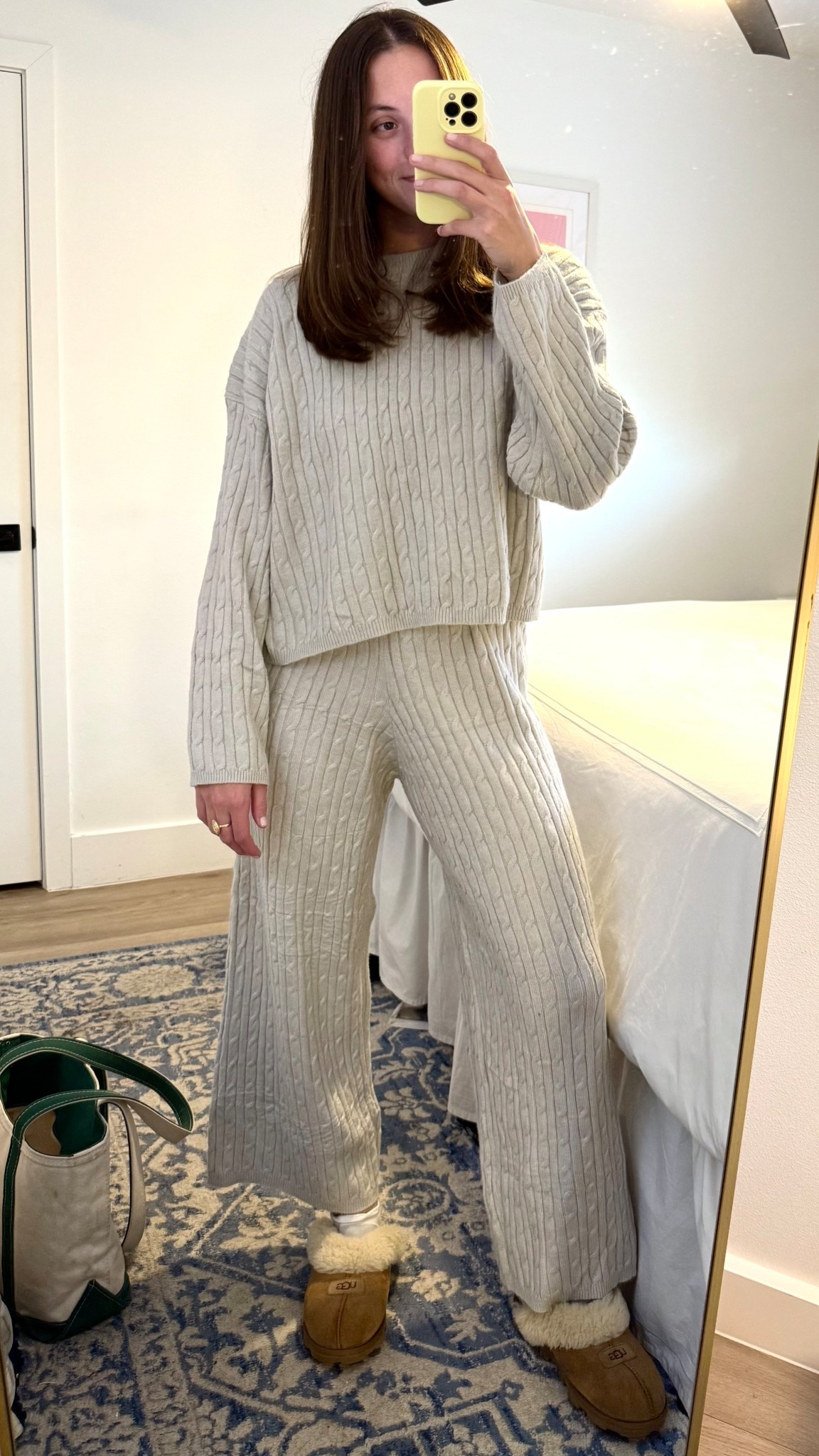 Cable knit set for $60!!! 

#LTKTravel #LTKFindsUnder100 #LTKSeasonal