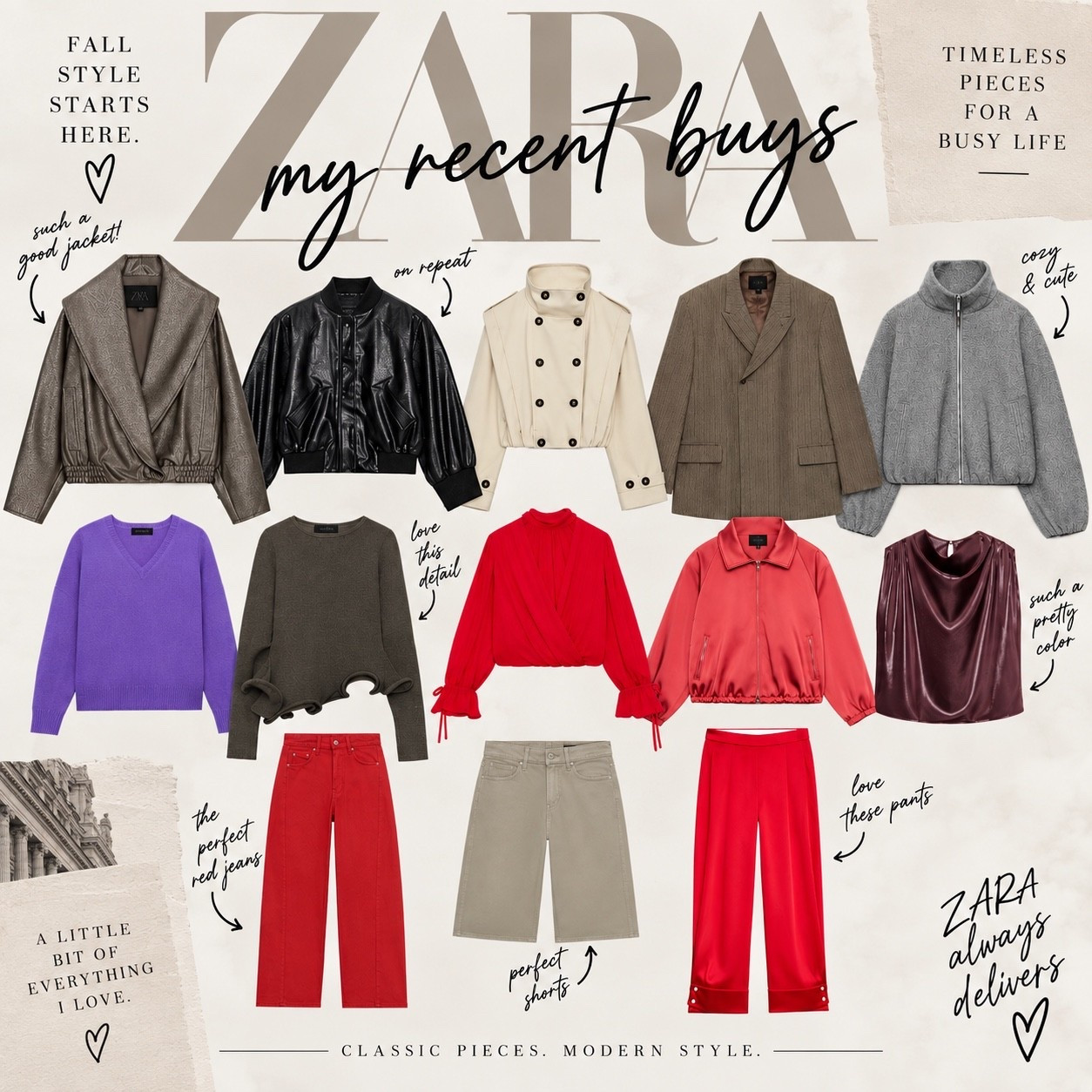 All the crap I’ve bought from @Zara recently