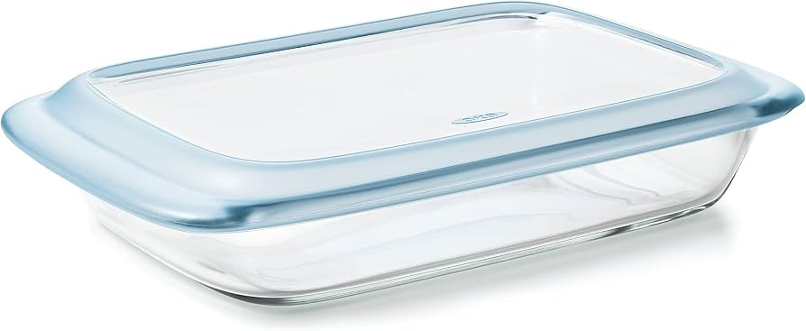 OXO Good Grips Freezer-to-Oven Safe 3 Qt Glass Baking Dish with Lid, 9 x 13 | Amazon (US)