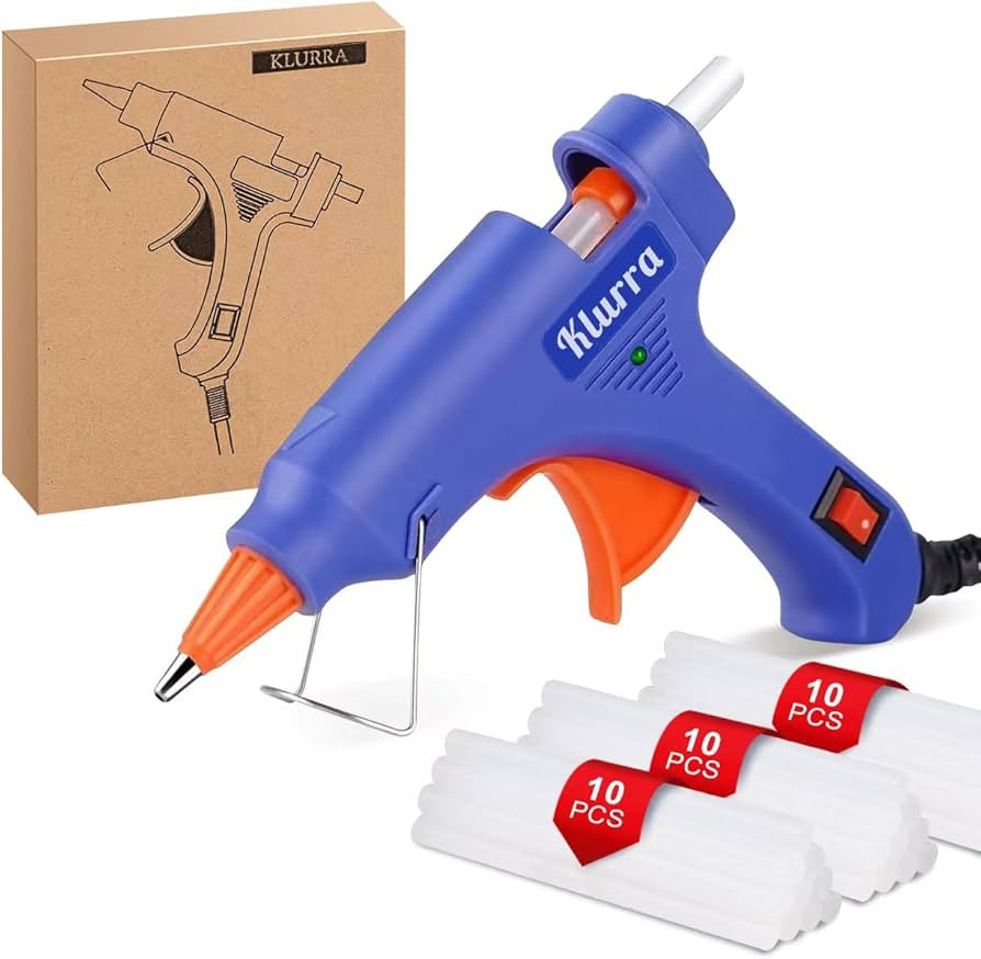 Hot Glue Gun, Mini Hot Glue Gun Kit with 30 Glue Sticks for School Crafts DIY Arts Quick Home Rep... | Amazon (US)