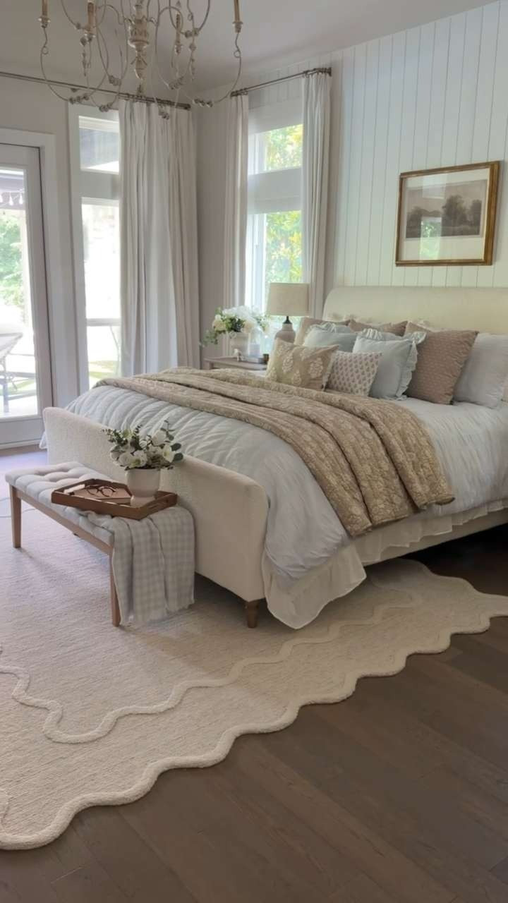 Obsessed is an understatement!! Our new bedding that just launched is so stunning and adds the perfect cozy touch to our bedroom!  

 #LTKSeasonal #LTKHome