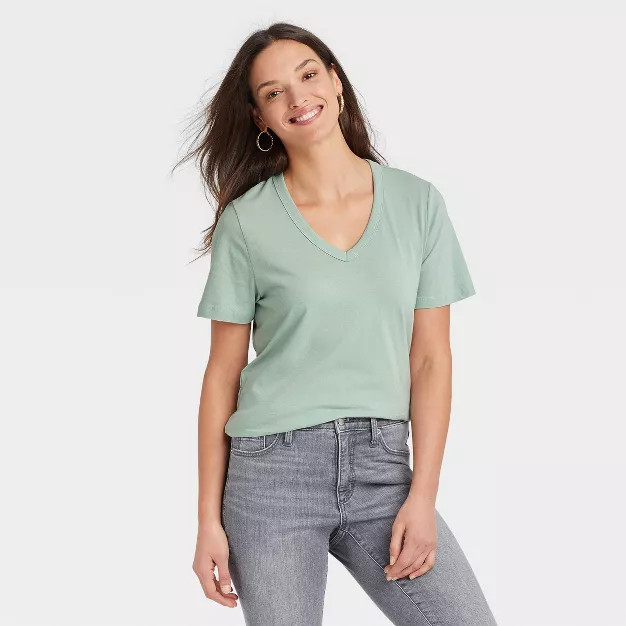 Women's Short Sleeve V-Neck T-Shirt - Universal Thread™ | Target