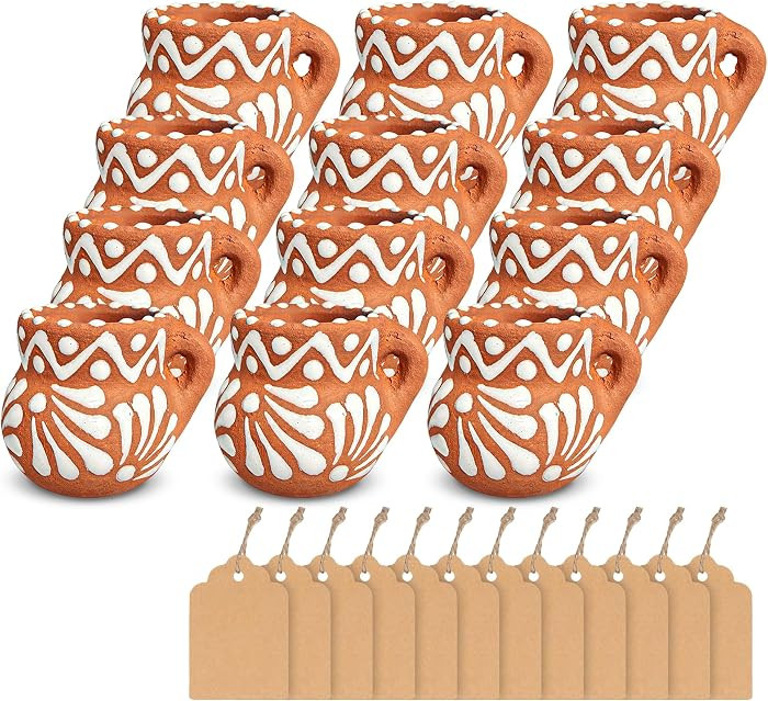 Cantaritos de barro 12 pack \u2013Mexian Handmade 1 oz Talavera Clay Cups, Tequila Shot Glass Set... | Amazon (US)