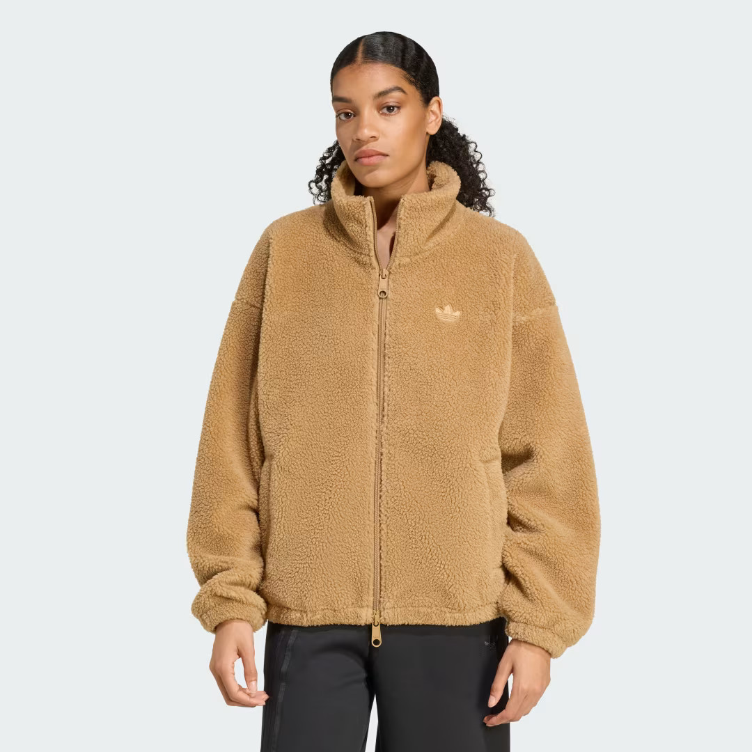 adidas Essentials Teddy Jacket Cardboard M Womens | adidas (US)