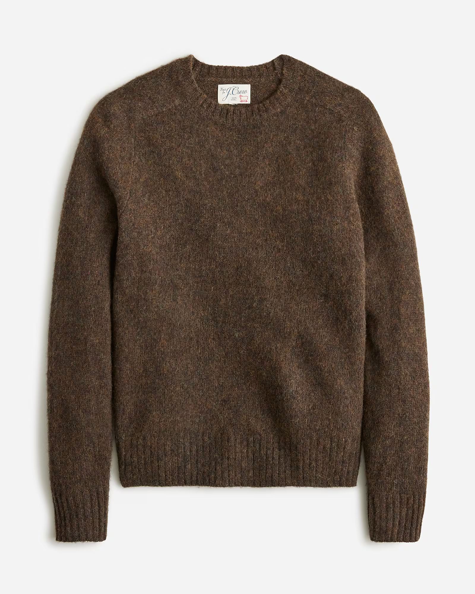 Brushed wool crewneck sweater | J.Crew US