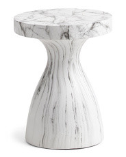 Marble Look Accent Table | TJ Maxx