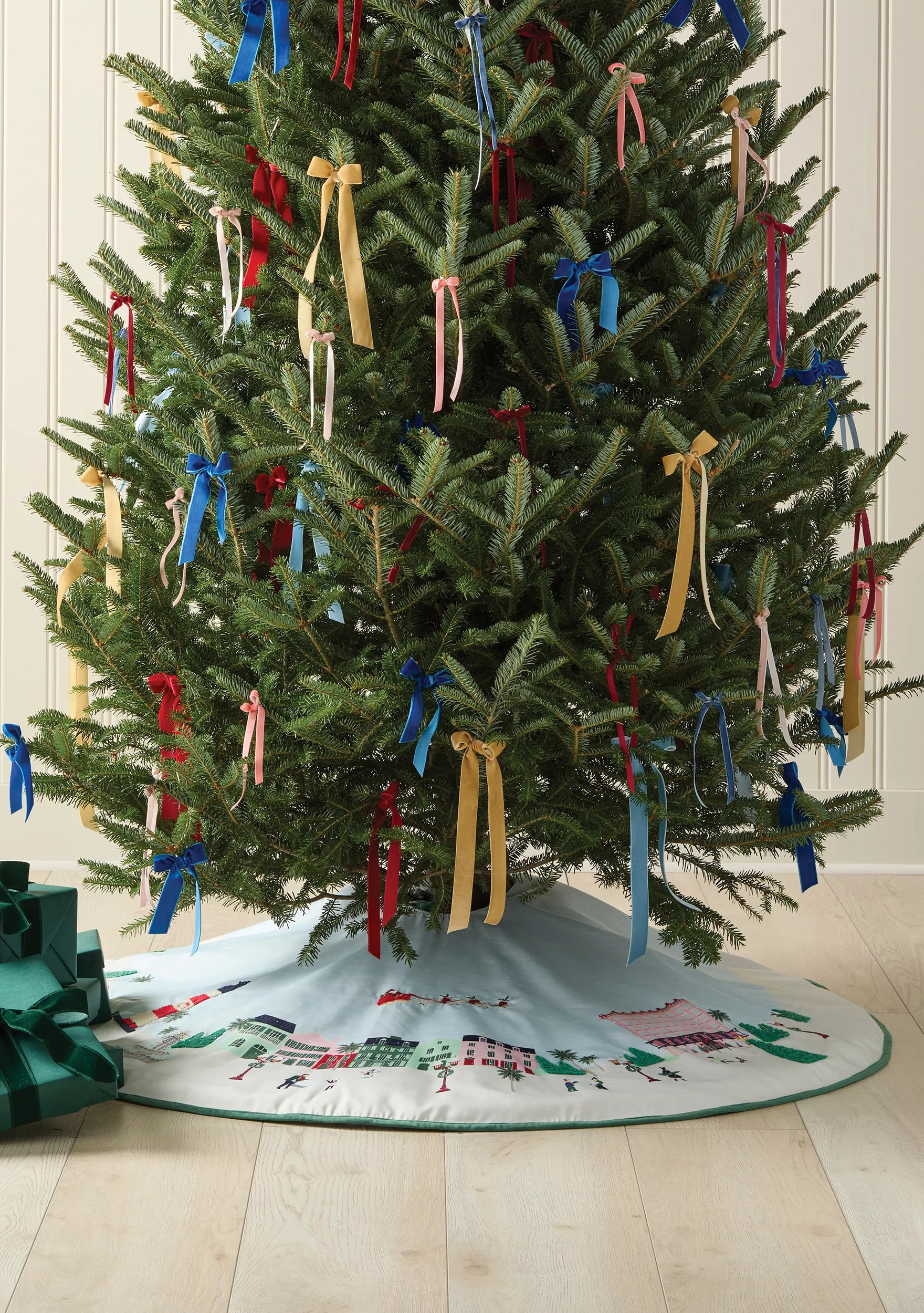 Sewing Down South x Crown & Ivy™ Sew Scenic Embroidered Tree Skirt | Belk