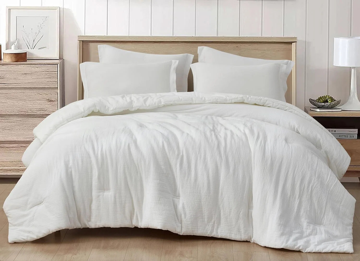 Breeze Cotton Gauze Comforter Bedding SetByChezmoi Collection4.5Rated 4.5 out of 5 stars.28 Revie... | Wayfair North America