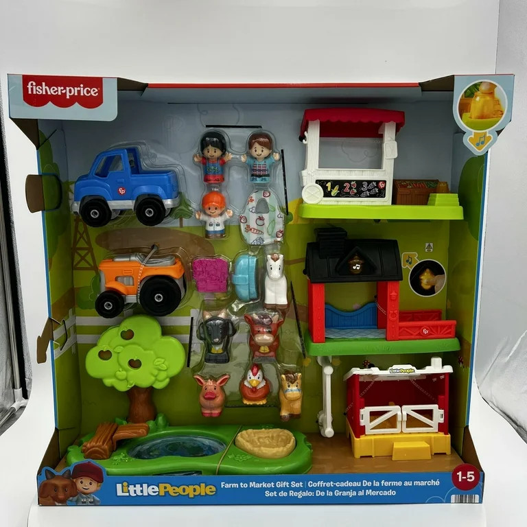 Fisher-Price Little People Farm to Market Gift Set | Walmart (US)