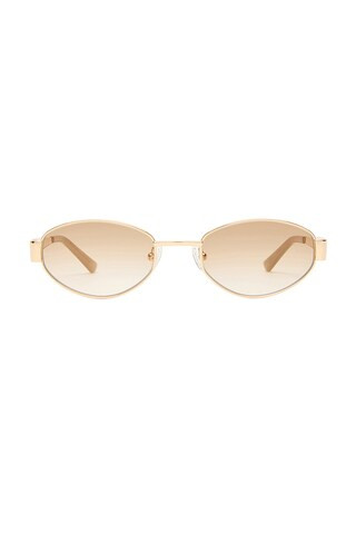 Luv Lou The Boston Sunglasses in Gold & Tan Grad from Revolve.com | Revolve Clothing (Global)