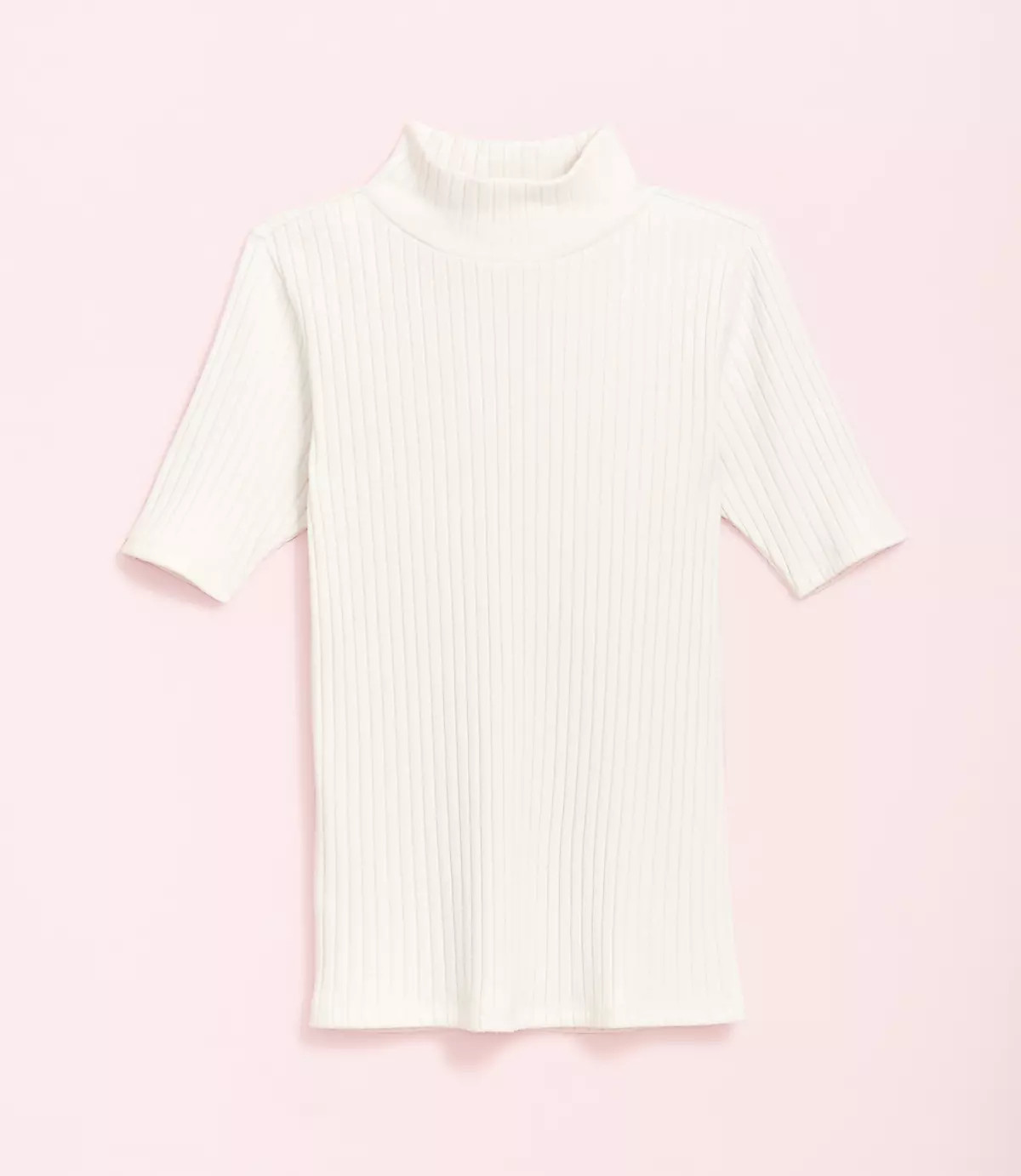 Ribbed Mock Neck Top | LOFT | LOFT