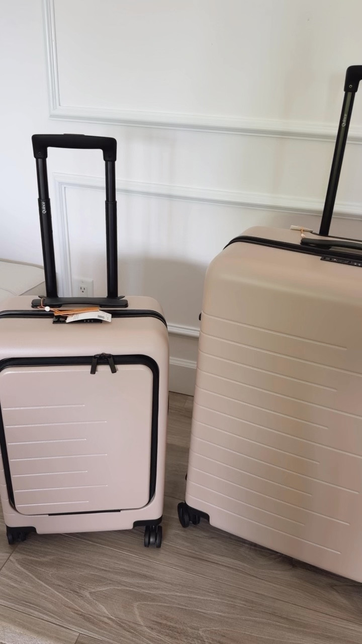 Amazing quality travel bags! So so smooth and so much space. Lots of compartments
I got the large and the carry on size 
 @quince #QuincePartner

#LTKTravel