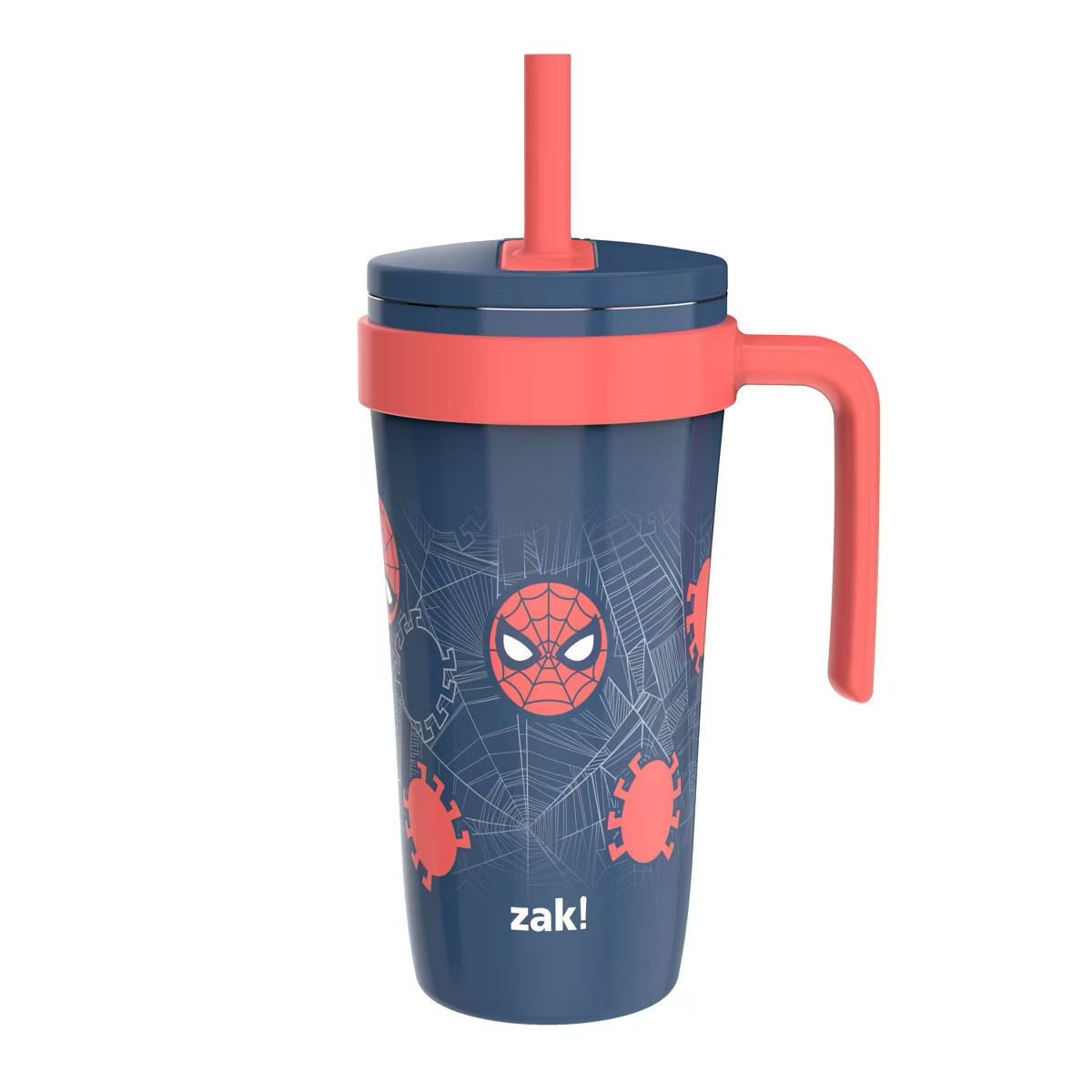Zak Designs 18oz Spider and Friends Stainless Steel Vacuum Fairway Straw Tumbler | Target