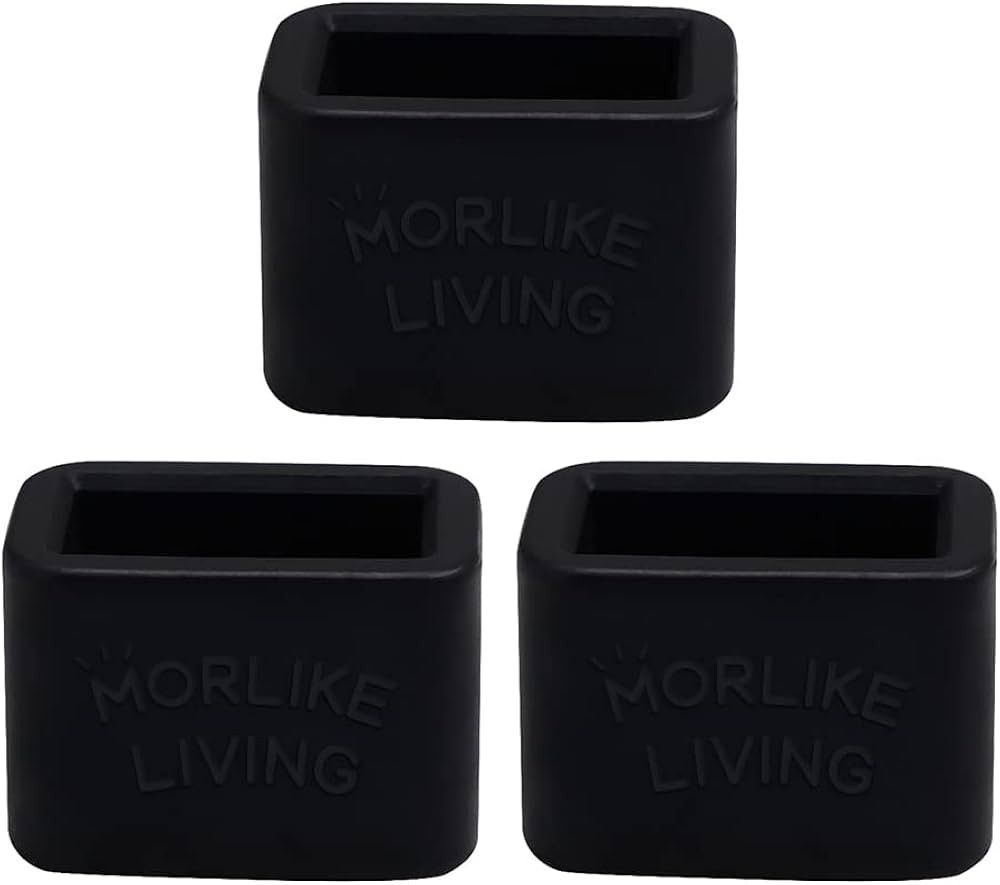 Morlike Silicone Belt Buckle Holder Booster (Black-3 Pack) | Amazon (US)