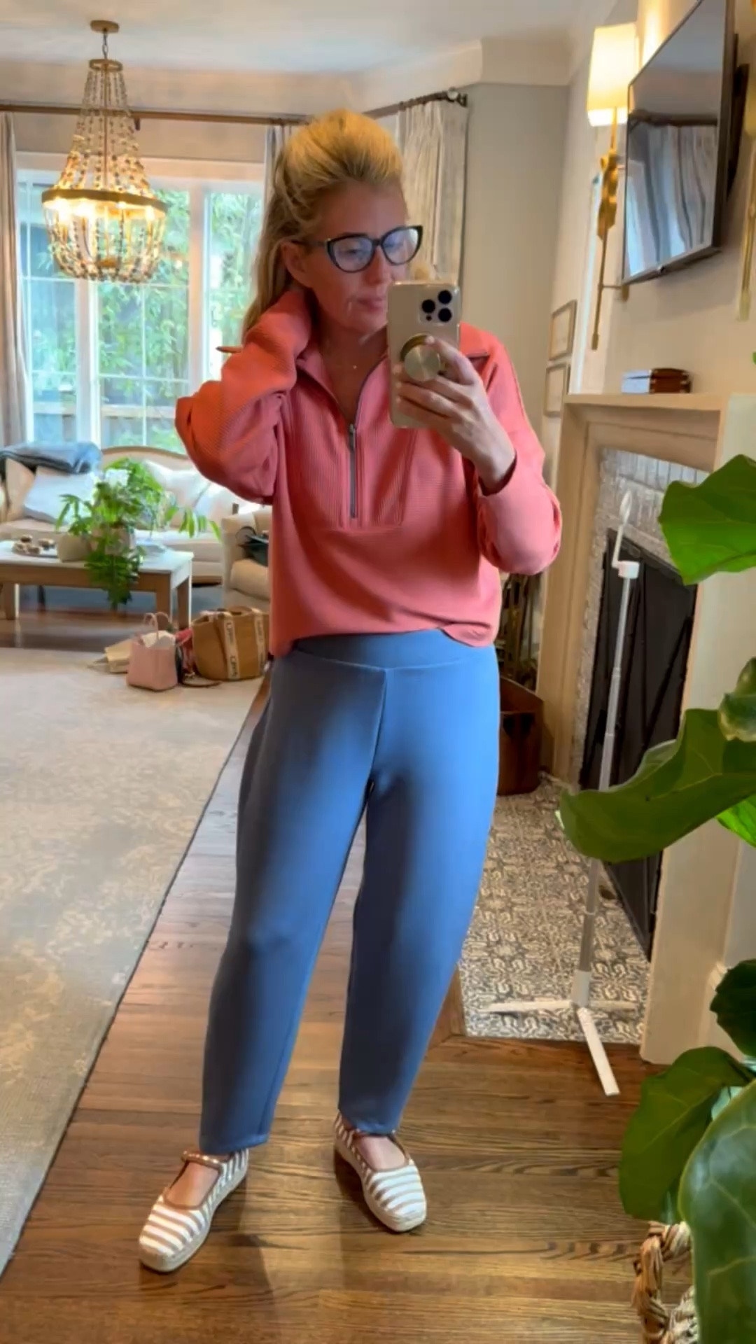 Okay you’ve been asking, so I’m showing you the petite barrel vs regular length on me. I’m 5’3 for reference & this regular length is a yes. Honestly both are great! I’m wearing xs half-zip & small barrel pants. 


#LTKOver40 #LTKootd #LTKmomlife