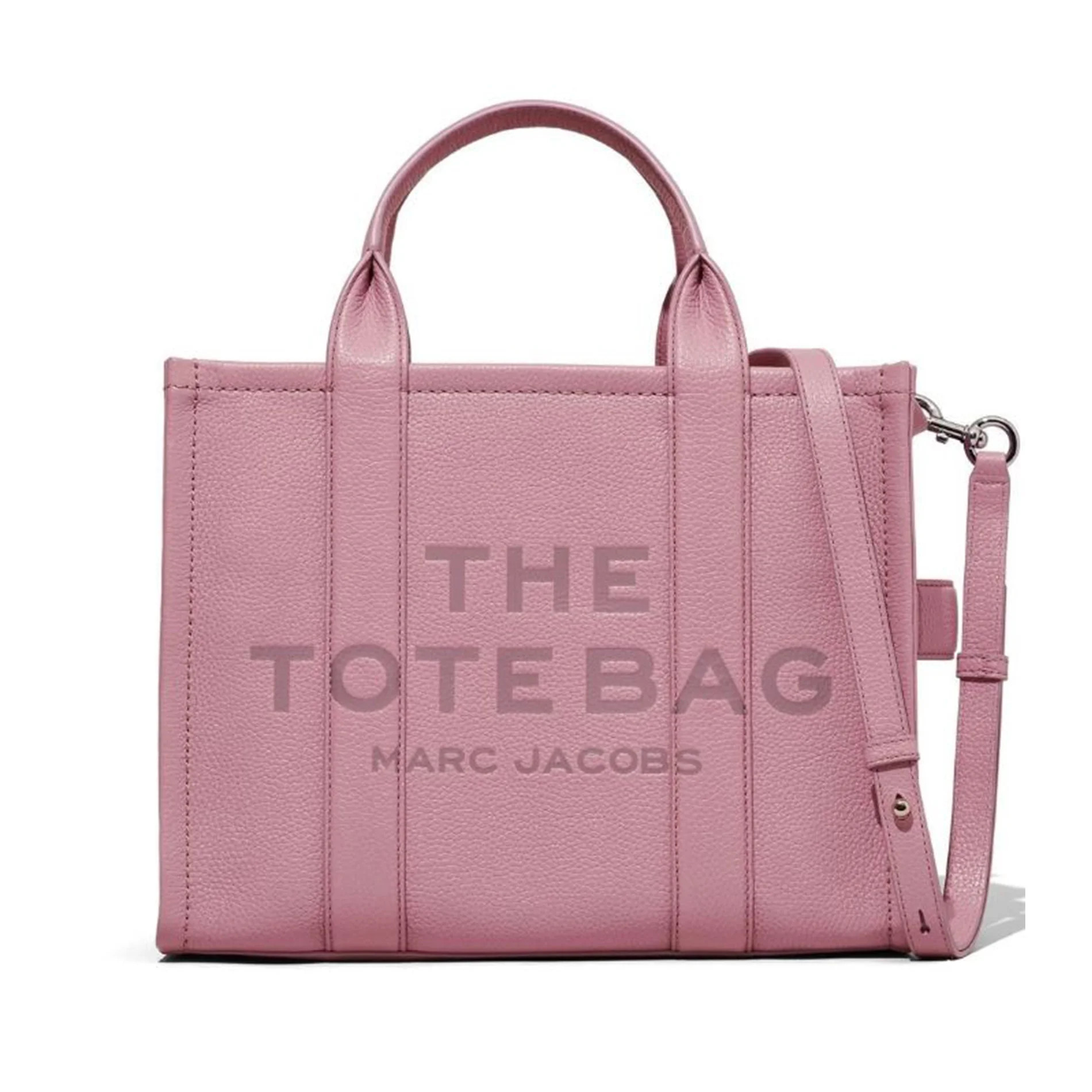 Marc Jacobs Womens The Leather Small Tote Bag Lilas H004L01PF21-993 One Size - Walmart.com | Walmart (US)