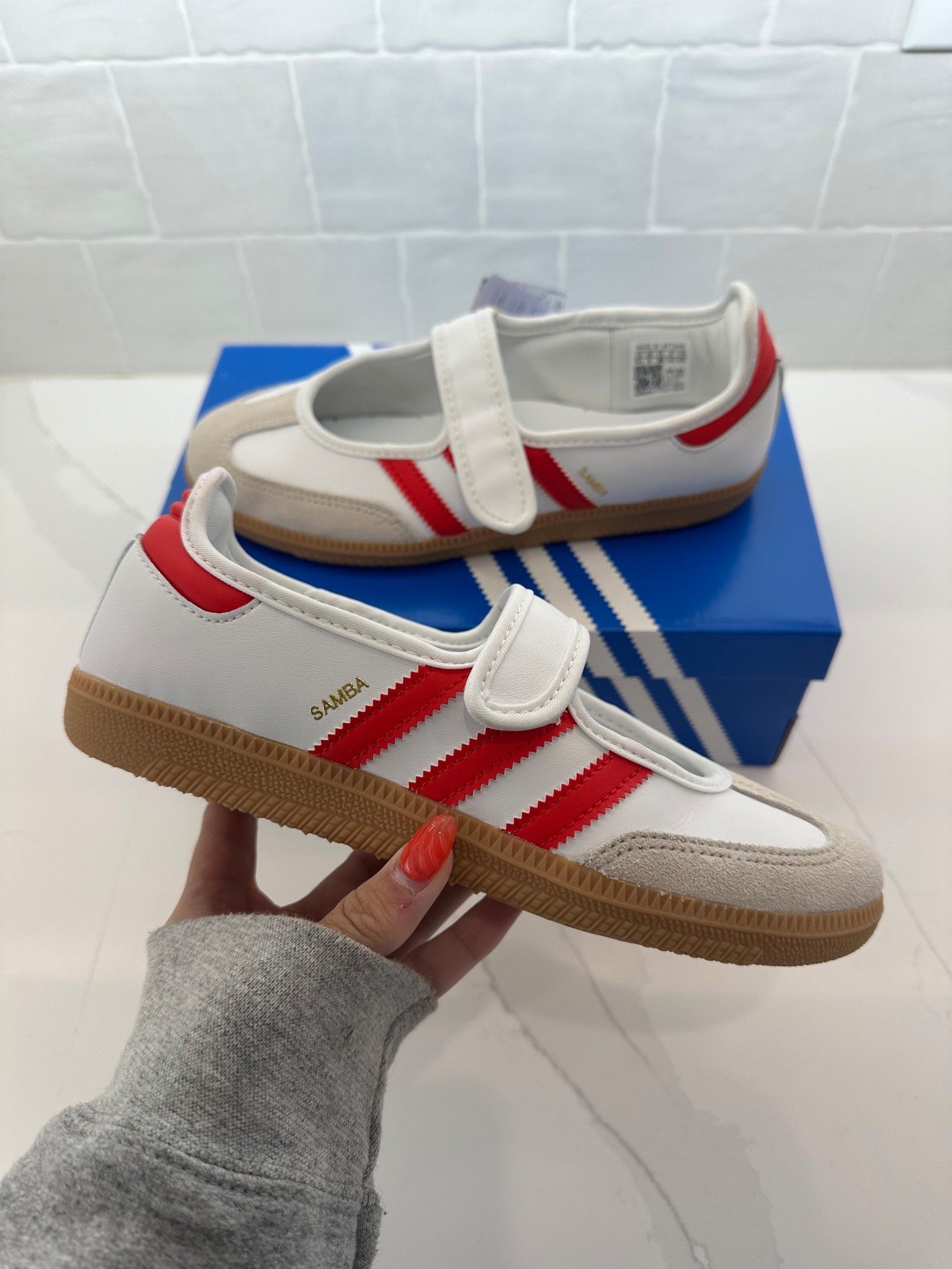 The new Adidas Samba Jane ❤️ I caved and bought the kids ones since the adult sizes are still out of stock, plus they’re cheaper! I normally wear a 7-7.5 and I got the kids 5.5!

#LTKShoeCrush #LTKStyleTip #LTKFindsUnder100