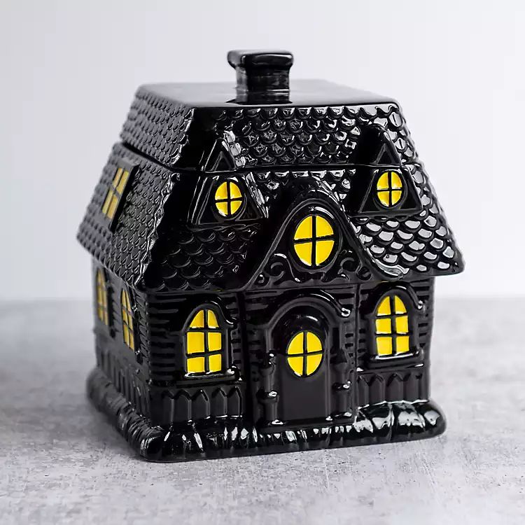 New! Halloween Haunted House Cookie Jar | Kirkland's Home