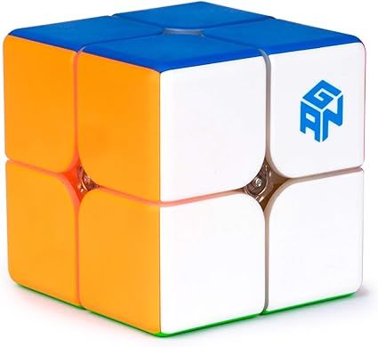 GAN 249 V2, 2x2 Speed Cube Gans Mini Cube Puzzle Toy 2x2x2 Magic Cube 49mm (Stickerless) | Amazon (US)