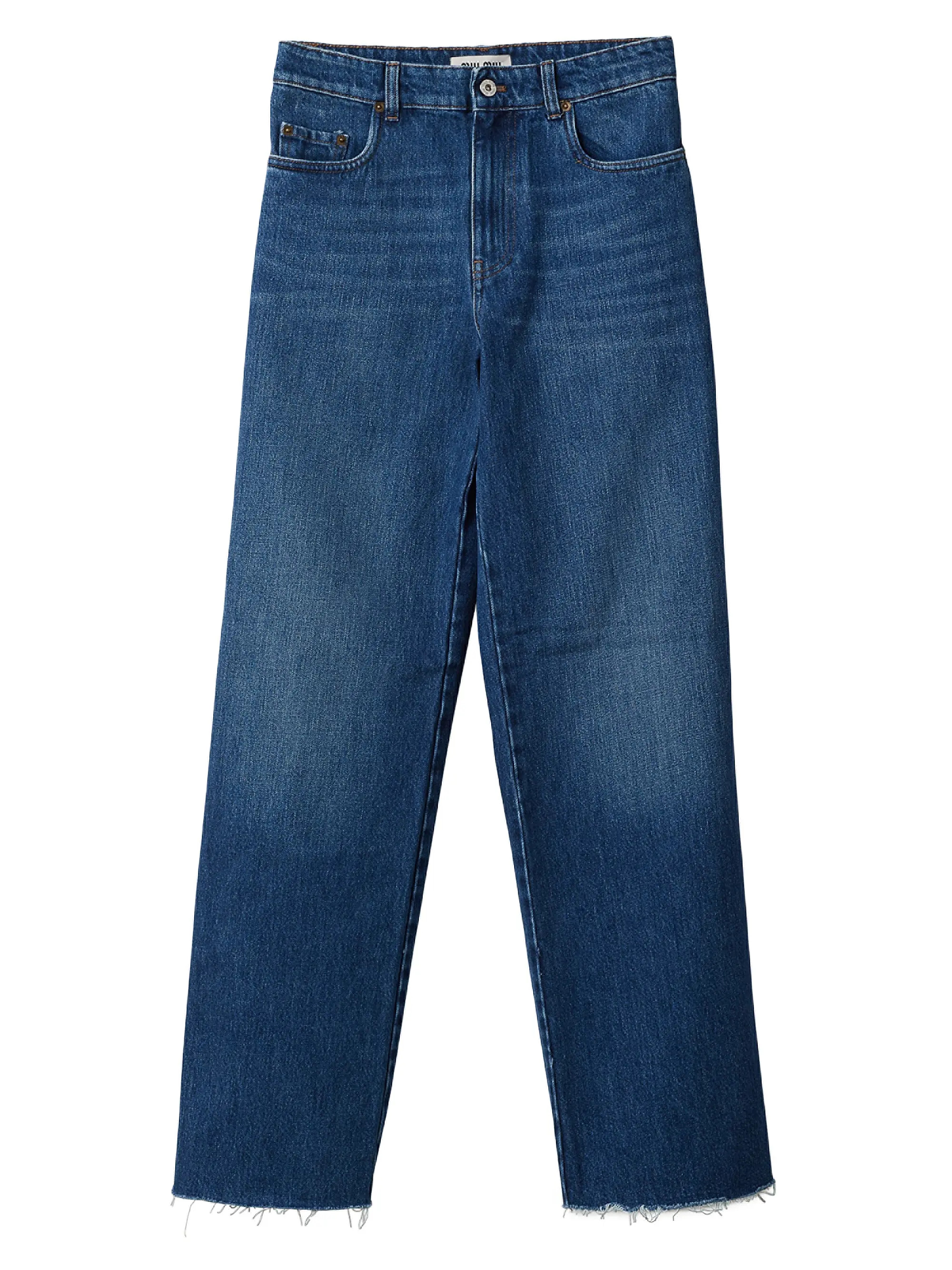 Miu Miu Five-Pocket Denim Jeans | Saks Fifth Avenue | Saks Fifth Avenue