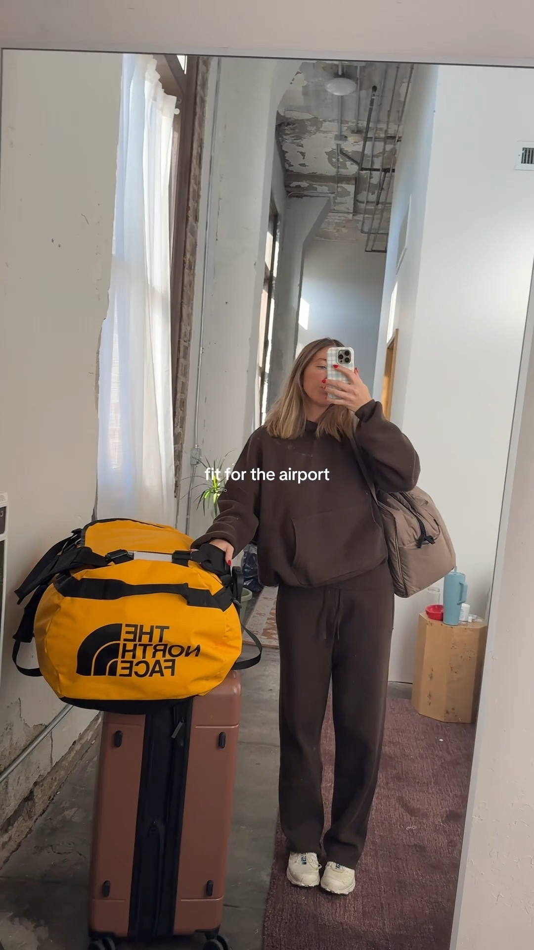 New winter airport outfit because I hate being cold on a plane. This is so thick and cozy. Would make a good gift for your Christmas list! 

wearing a Medium top, small in the pants


#LTKootd #LTKActive #LTKGiftGuide