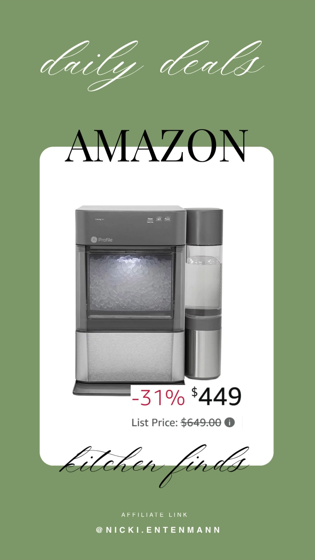 This GE Profile Opal 2.0 XL with 1 gallon tank brings cheerful convenience and effortless flair to everyday kitchen style with modern charm. #GEProfile #OpalIceMaker #KitchenEssentials #HomeAppliances #DailyStyle #LifestyleGear #ModernLiving #TrendyHome #IceMaker #SmartKitchen 🍹✨❄️
 

 #LTKdayinmylife #LTKHome #LTKSaleAlert