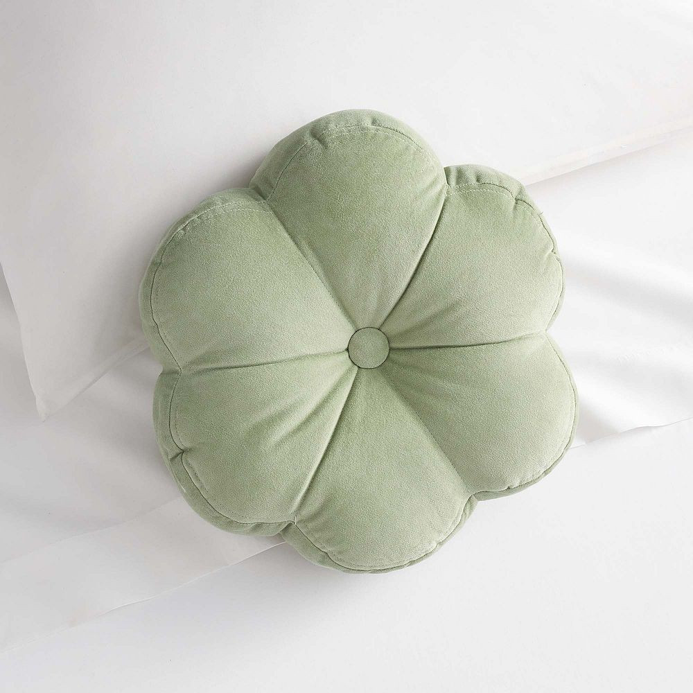 Flower Velvet Pillow | Pottery Barn Teen