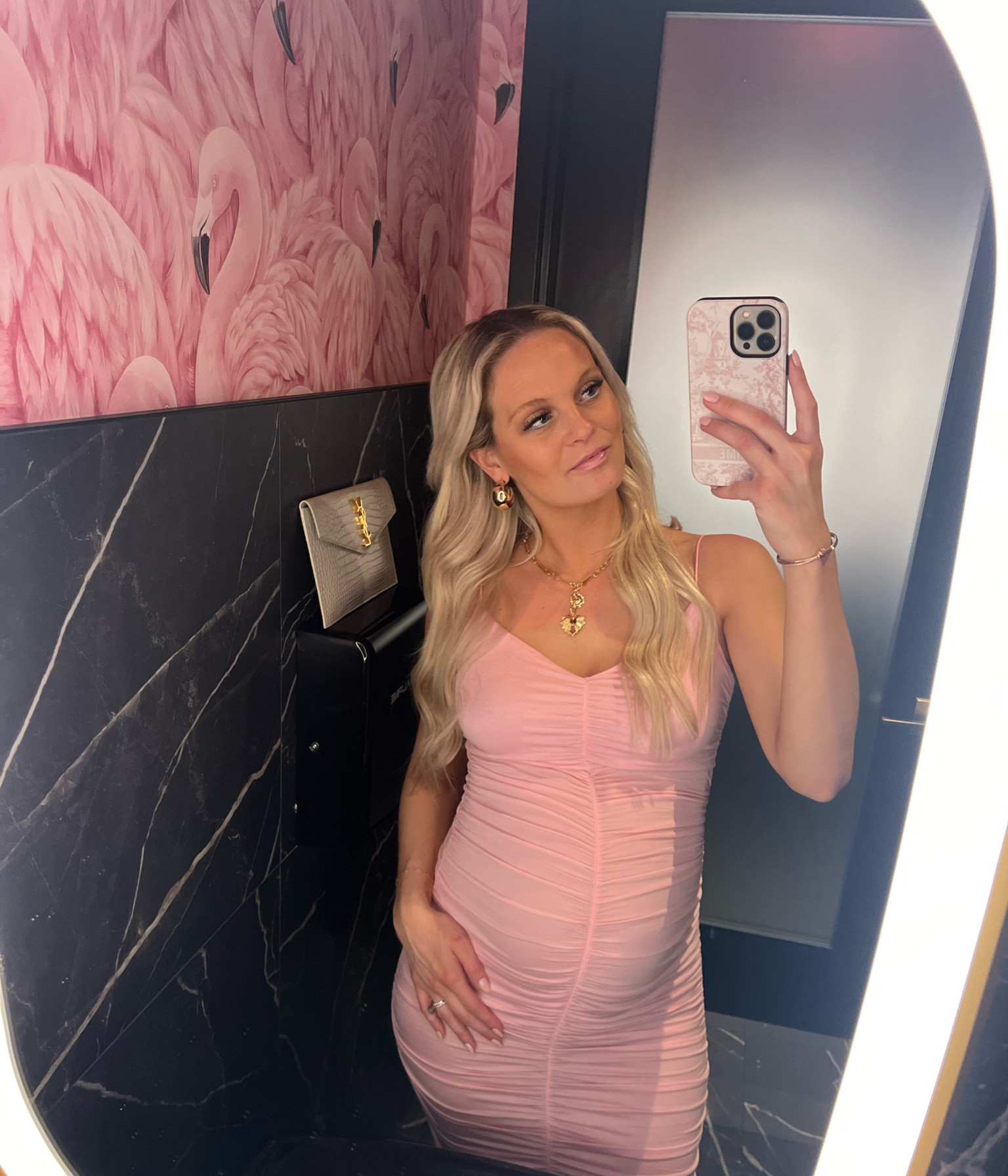The perfect pink bump friendly dress!

#LTKstyletip #LTKbump #LTKfindsunder50