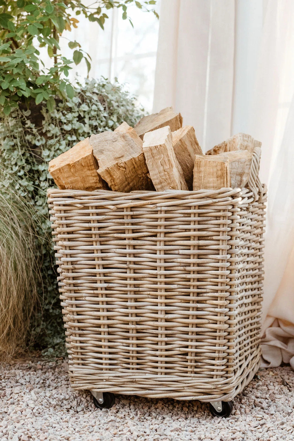 Bayou Breeze Rattan Basket on Wheels & Reviews - Wayfair Canada | Wayfair North America