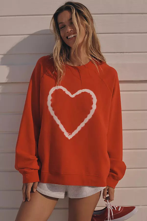 Ronan Heart Sweatshirt | Anthropologie (US)
