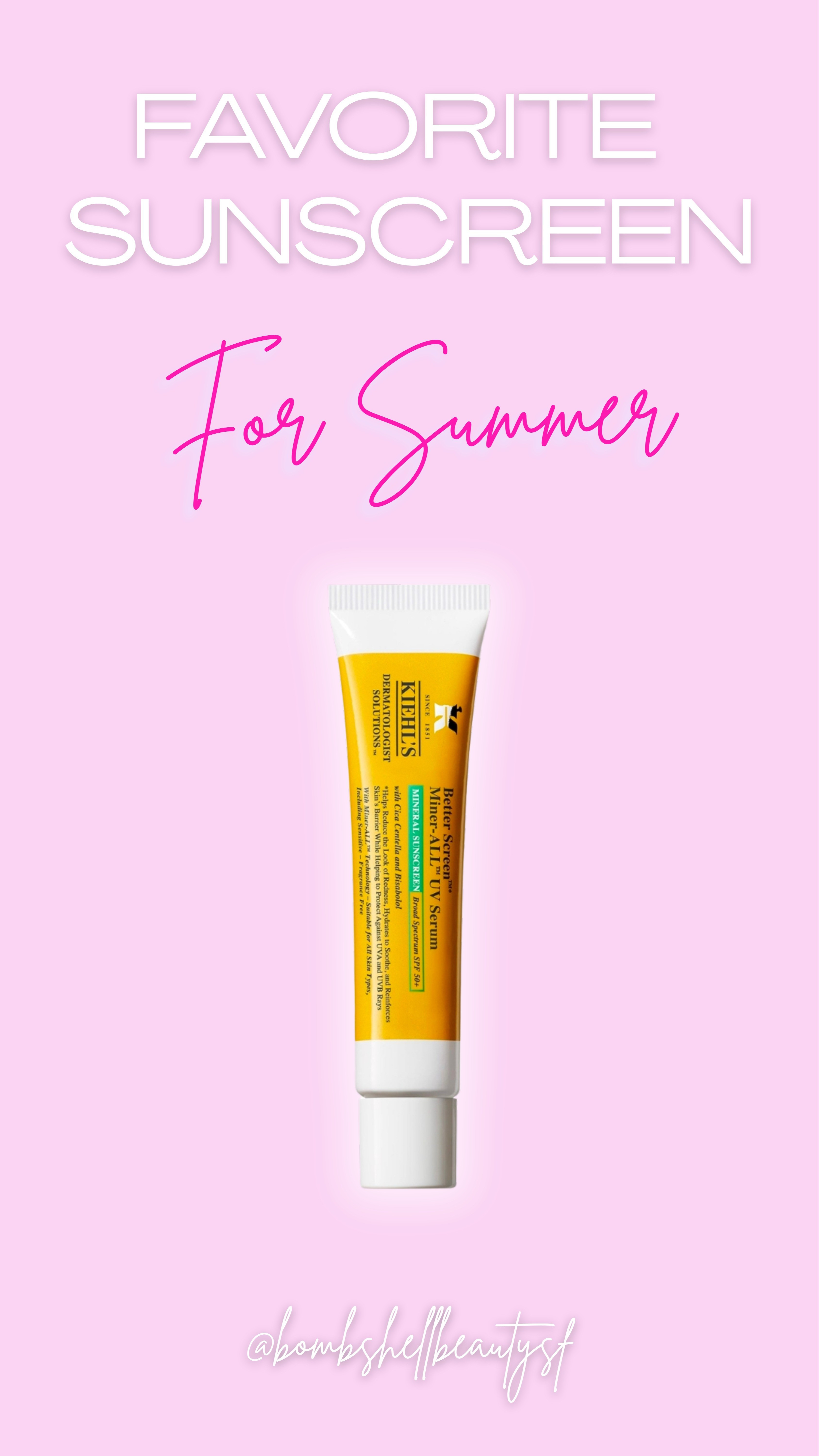 #1 Favorite Sunscreen for summer. Sits beautifully under makeup! Clears redness in skin and protects your face from harmful rays! Highly recommend ⭐️⭐️⭐️⭐️⭐️

#LTKgrwm #LTKmorningroutine #LTKBeauty