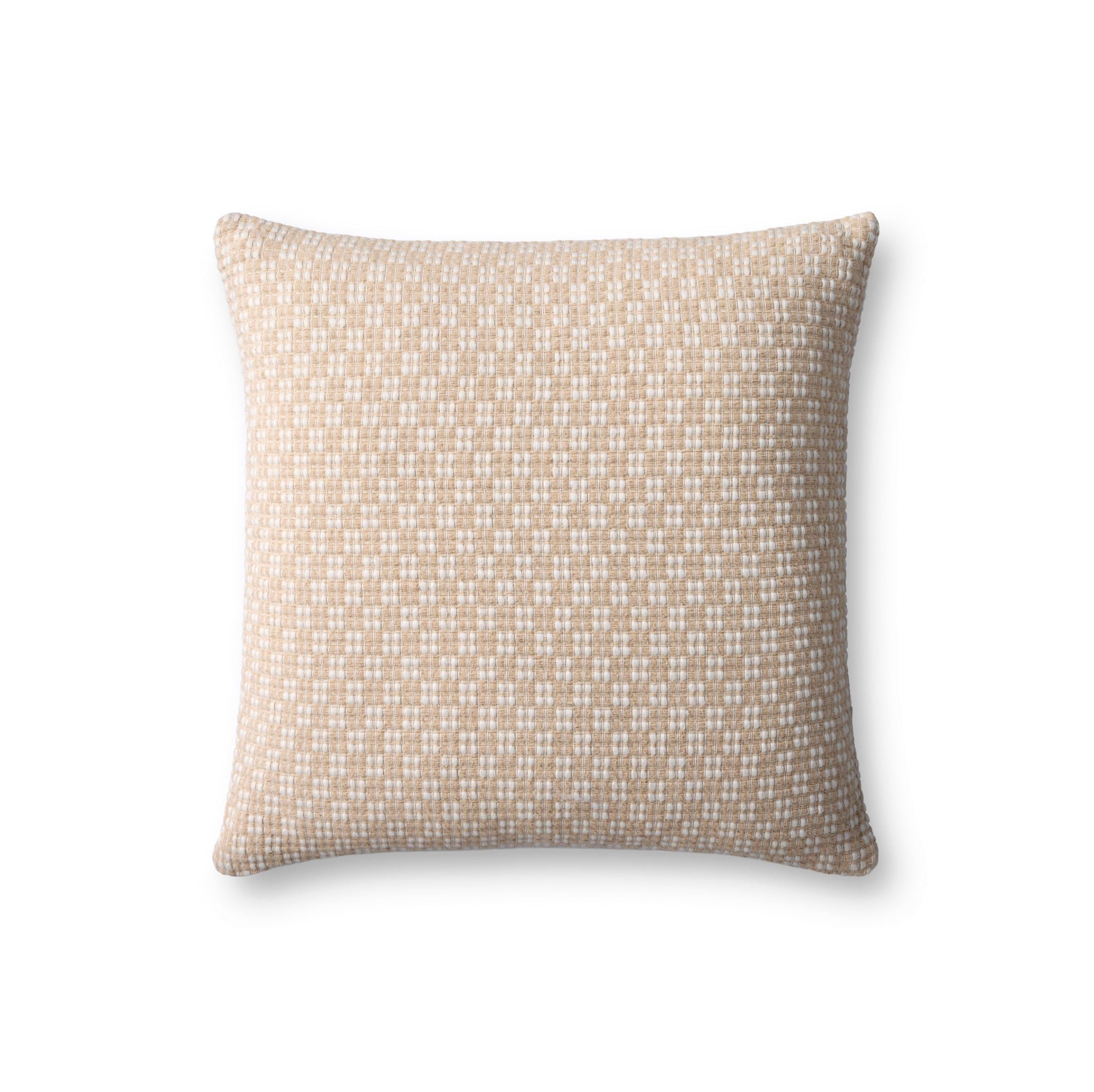 Loloi II Collection PLL0125 Ivory/Wheat 18'' x 18'' Cover w/Poly Pillow | Amazon (US)